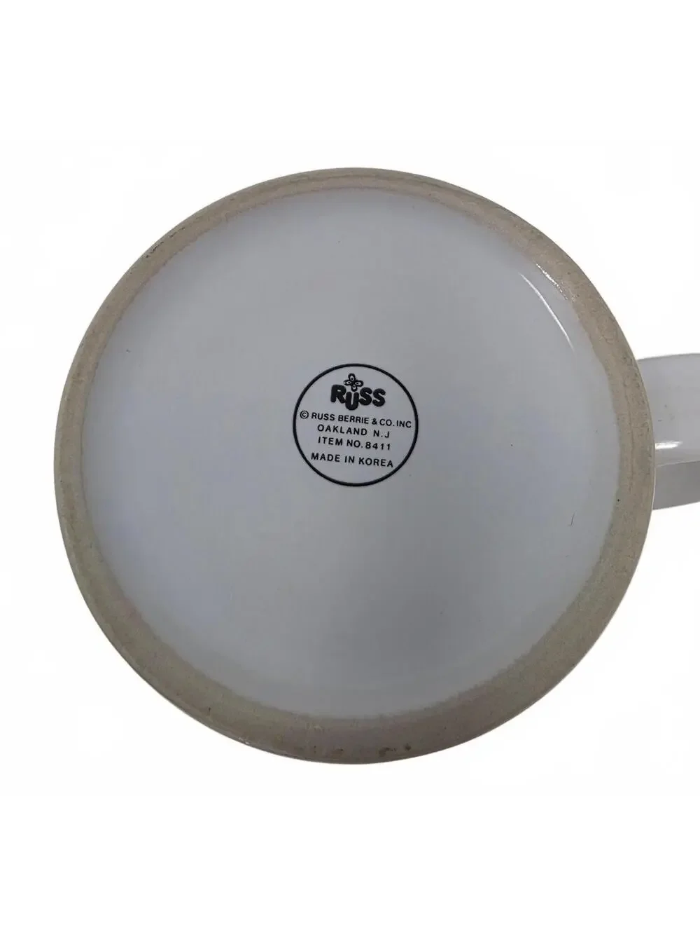 Vintage Russ Berrie Secretary Mug Behind Every Great Boss Funny Coffee Cup